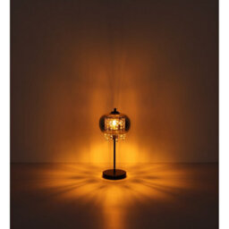 Luminosa Lighting Luminosa Corry 28Cm Pendant Ceiling Light Matt Black Smoke Glass Shade 1X E27 - thumbnail 4