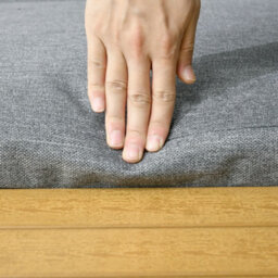 Outsunny 3Pcs Patio Furniture Set W/ Cushions, Wood Grain Plastic Top Table - thumbnail 8