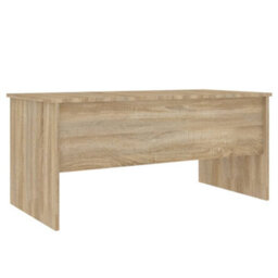 Walplus Coffee Table Sonoma Oak 102X50.5X46.5 Cm Engineered Wood - thumbnail 5