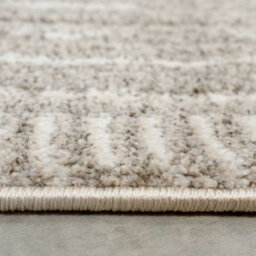 Loomed Beige Moroccan Berber Diamond Geometric Living Area Rug 160X230Cm - thumbnail 4