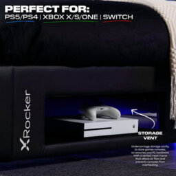 X Rocker Cerberus Twist Single Tv Gaming Bed - Blue - thumbnail 3