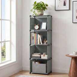 4 Tiers Book Shelves Storage Display Bookcase Cabinet Rack Units Shelf - thumbnail 1