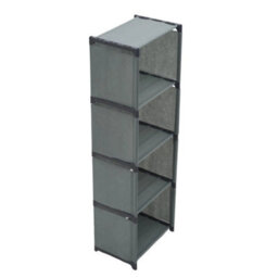 4 Tiers Book Shelves Storage Display Bookcase Cabinet Rack Units Shelf - thumbnail 4