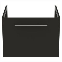 Ideal Standard I.life B Matt Carbon Grey Wood Effect Wall-Mounted Bathroom Vanity Unit (H) 440mm (W) 600mm - thumbnail 2