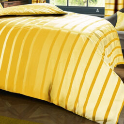 Gc Gaveno Cavailia Striped Duvet Cover Bedding Set Ochre Double 3Pc Linen Bedding Set - thumbnail 2