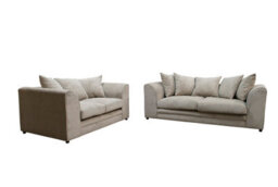 Casper Fabric 3&2 Seater Sofa Set Beige - thumbnail 2