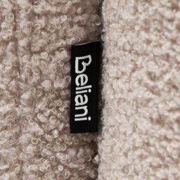 Beliani Retro Armchair Jule Boucle Beige - thumbnail 8