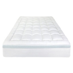 Lavio Quilted Mattress Protector Double Deep Memory Foam Fitted Bed Cover - thumbnail 3