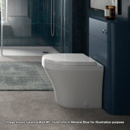 Hudson Reed Sarenna Floor Standing Wc Unit, Dove Grey Smooth Matt Finish, 550 X 200 X 800mm - thumbnail 2