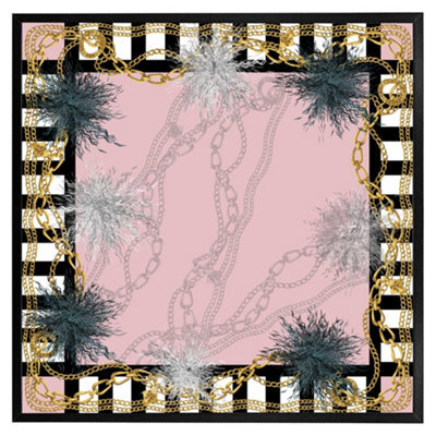 "Andrew Lee Chains (Picutre Frame) / 24X24"" / Black" - image 1