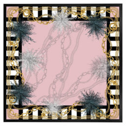 "Andrew Lee Chains (Picutre Frame) / 24X24"" / Black" - thumbnail 1