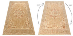 RugsX Wool Carpet Legend 468 03 Gb700 Osta - Rosette, Frame, Exclusive Beige Red 240X340 Cm - thumbnail 2