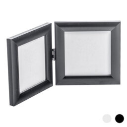 "Nicola Spring Folding 2 Photo Frame - 4 X 4"" - Black"