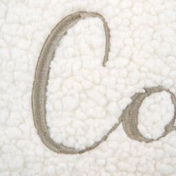 Cosy Taupe Boucle Bouclette Effect Indoor Christmas Cushion, (L)30Cm X (W)50Cm - thumbnail 3