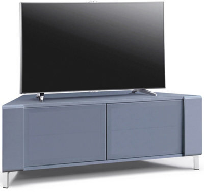 "Mda Designs Corvus Corner-Friendly Grey Beamthru Doors Tv Cabinet For Flat Screen Tvs Up To 50""" - image 1