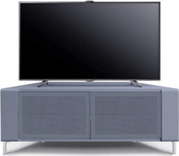 "Mda Designs Corvus Corner-Friendly Grey Beamthru Doors Tv Cabinet For Flat Screen Tvs Up To 50""" - thumbnail 3