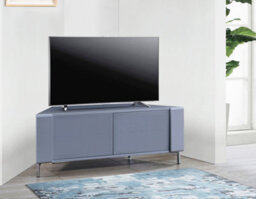 "Mda Designs Corvus Corner-Friendly Grey Beamthru Doors Tv Cabinet For Flat Screen Tvs Up To 50""" - thumbnail 2