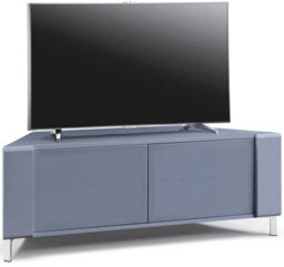 "Mda Designs Corvus Corner-Friendly Grey Beamthru Doors Tv Cabinet For Flat Screen Tvs Up To 50""" - thumbnail 1