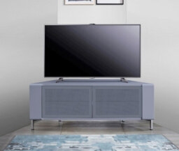 "Mda Designs Corvus Corner-Friendly Grey Beamthru Doors Tv Cabinet For Flat Screen Tvs Up To 50""" - thumbnail 8