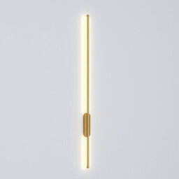 Living And Home Modern Gold Linear Long Tube Aluminum Led Indoor Wall Light Wall Sconce 100Cm Warm Light - thumbnail 5