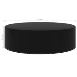 Vidaxl Garden Furniture Cover 10 Eyelets 205X90 Cm Garden Furniture Covers - thumbnail 4