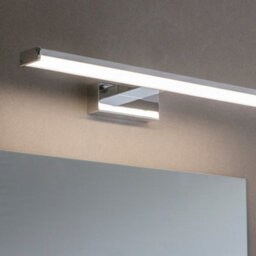 Luminosa Lighting Luminosa Axis Led 1 Light Bathroom Wall Frosted Polypropylene, Chrome Abs Plastic Ip44 - thumbnail 3