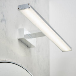 Luminosa Lighting Luminosa Axis Led 1 Light Bathroom Wall Frosted Polypropylene, Chrome Abs Plastic Ip44 - thumbnail 5