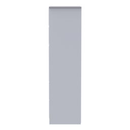 Cube Ready Assembled Modern Matt White Tall Double Wardrobe (H)1970mm (W)740mm (D)530mm - thumbnail 9