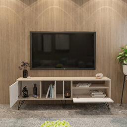 Decorotika Mistico Tv Stand Tv Unit For Tvs Up To 80 Inch White And Cordoba - thumbnail 4