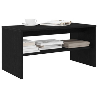 Berkfield Tv Cabinet Black Oak 80X40X40 Cm Engineered Wood - image 1