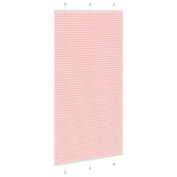 Berkfield Modern Pleated Blind Pink 105X200 Cm Fabric Width 104.4 Cm Polyester - thumbnail 4