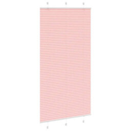 Berkfield Modern Pleated Blind Pink 105X200 Cm Fabric Width 104.4 Cm Polyester - thumbnail 3