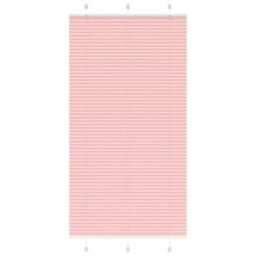 Berkfield Modern Pleated Blind Pink 105X200 Cm Fabric Width 104.4 Cm Polyester - thumbnail 2