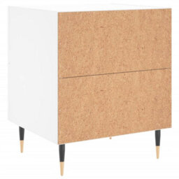 Berkfield Modern Bedside Cabinets 2 Pcs White 40X35X47.5 Cm Engineered Wood - thumbnail 9