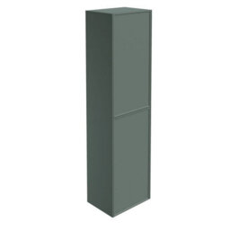 Plum&clay Jenner Green Wall Mounted Bathroom Tall Storage Cabinet (H)1500mm (W)400mm - thumbnail 3