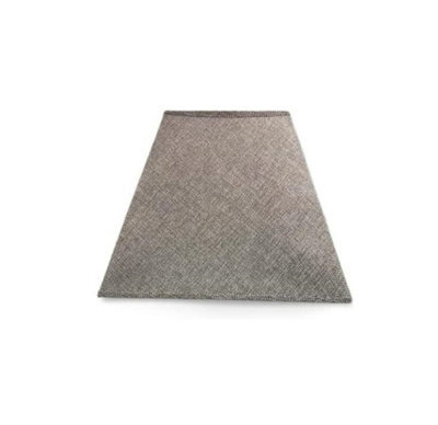 "12"" Empire Square Linen Lampshade - Grey" - image 1