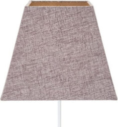 "12"" Empire Square Linen Lampshade - Grey" - thumbnail 3