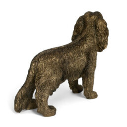 Animal Crackers King Charles Spaniel Dog Figurine, Leonardo Reflections Bronzed, Gift Boxed - thumbnail 5