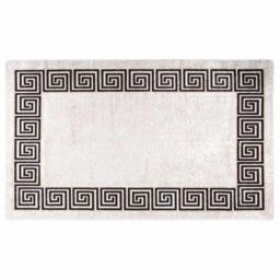 Berkfield Durable Rug Washable 120X180 Cm Light Beige Anti Slip - thumbnail 2