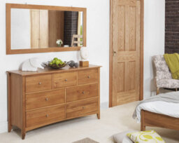 Statement Furniture Edward Hopper Oak Wall Mirror 140X70Cm - thumbnail 2