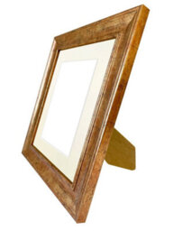 Frames By Post Scandi Gold Frame With Ivory Mount For Image Size 12 X 8 Inch - thumbnail 4
