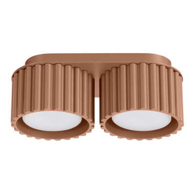 Luminosa Lighting Luminosa Aura Surface Mounted Downlight Mocha 2X Gx53 - image 1