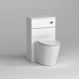 Royal Bathrooms Turin 500mm Matt Black Btw Back To Wall Wc Toilet Unit - thumbnail 7