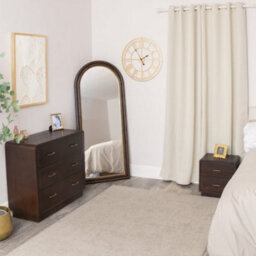 Melody Maison Pair Of Dark Wood 2 Drawer Bedside Tables - Kingsley Range - thumbnail 7