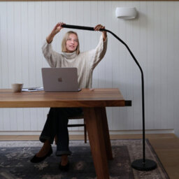 Daylight Electra Floor Lamp 3-Colour Temperature Led Task Light With Anti-Glare Shade (Black) - thumbnail 6