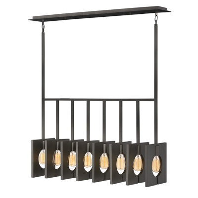 Luminosa Lighting Elstead Lisa Mcdennon By Hinkley Ludlow 8 Light Pendant Brushed Graphite - image 1