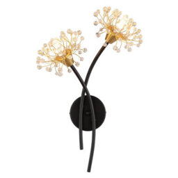 Luminosa Lighting Luminosa Fiore Wall Lamp Matt Black 2X G9 - thumbnail 3