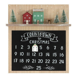 Something Different Mdf Christmas Advent Calendar Multicoloured (One Size)