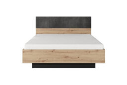 Arte Tally Contemporary Ottoman Bed Frame Eu King Size Artisan Oak Effect & Anthracite (L)2100mm (H)1040mm (W)1630mm - thumbnail 3