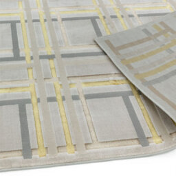 Abstract Geometric Modern Striped Tartan Easy To Clean Rug For Bed Room Living Room And Dining Room-200Cm X 290Cm - thumbnail 4